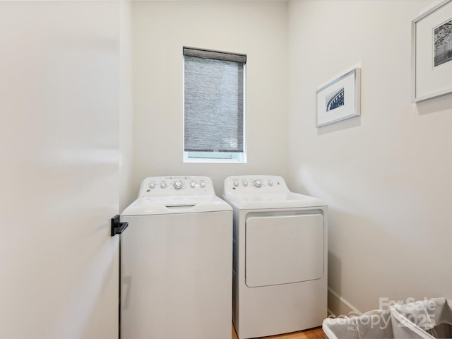 laundry room featuring laundry area and washer and dryer