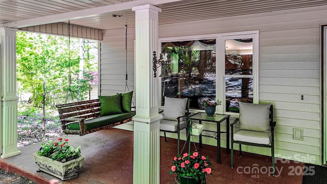 164 Forest Ridge Dr, Rutherfordton, NC 28139 - view of patio / terrace featuring covered porch