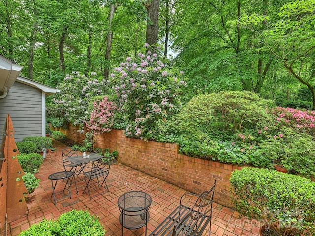 view of patio / terrace featuring outdoor dining area