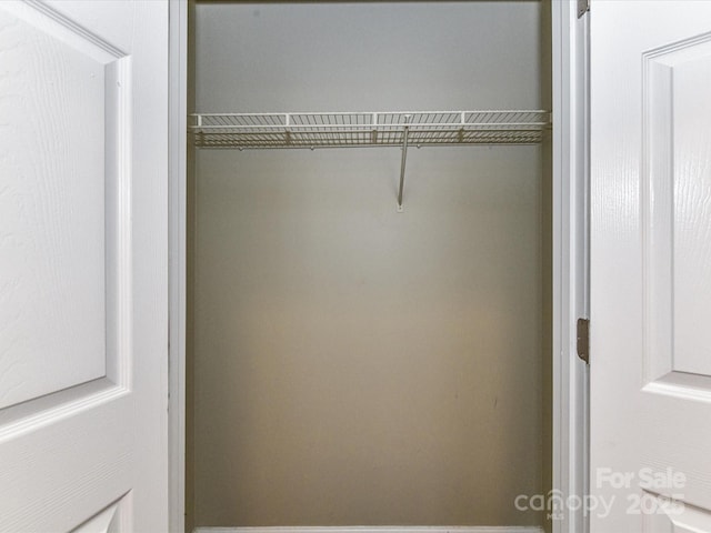 view of closet
