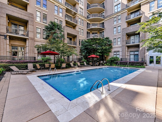 view of community pool