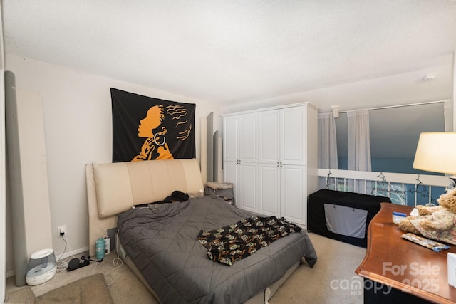 bedroom featuring a closet