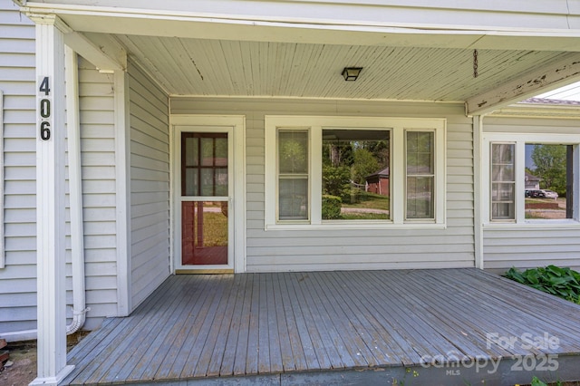 406 Arrowood St SE, Lenoir, NC 28645 - view of wooden terrace