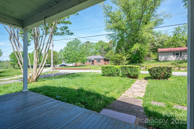 406 Arrowood St SE, Lenoir, NC 28645 - view of yard