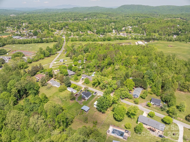 406 Arrowood St SE, Lenoir, NC 28645 - bird's eye view featuring a forest view