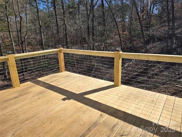 107 Skyland Dr, Mount Gilead, NC 27306 - view of wooden terrace