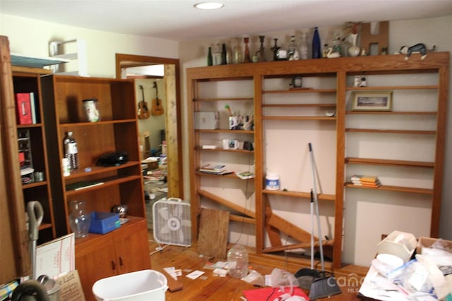 view of storage room