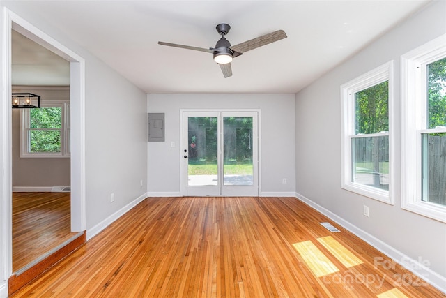 6007 Charing Pl, Charlotte, NC 28211 - spare room with healthy amount of natural light, light wood finished floors, and baseboards