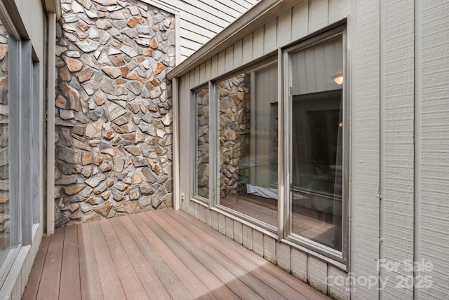 120 Cloverleaf Ln, Asheville, NC 28803 - view of wooden deck