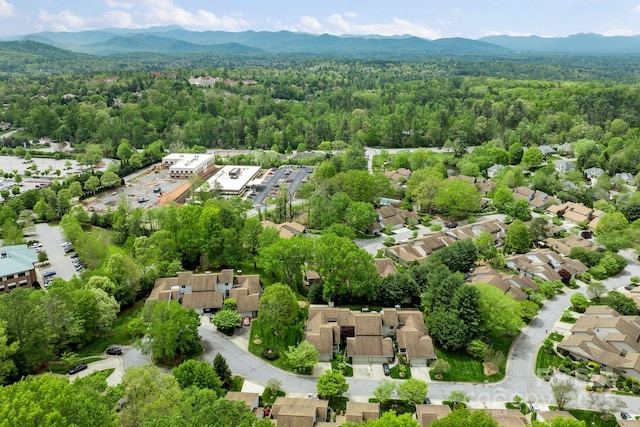 120 Cloverleaf Ln, Asheville, NC 28803 - bird's eye view of a mountainous background