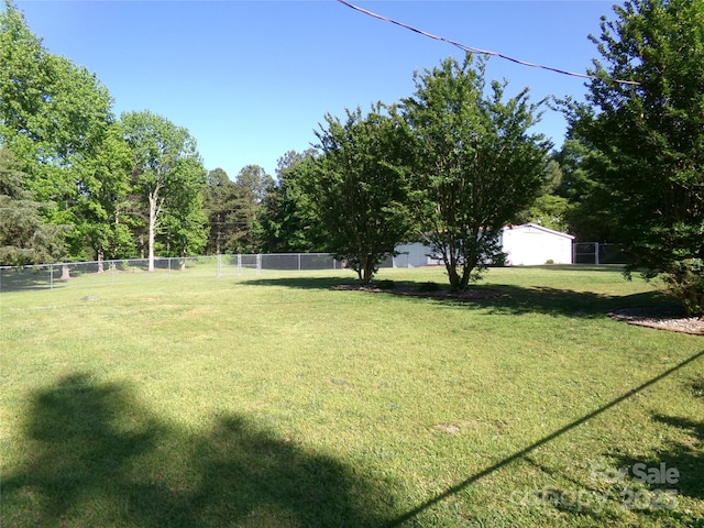 44716 Gold Branch Rd, Richfield, NC 28137 - view of yard with fence