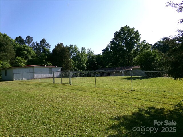 44716 Gold Branch Rd, Richfield, NC 28137 - view of yard with fence