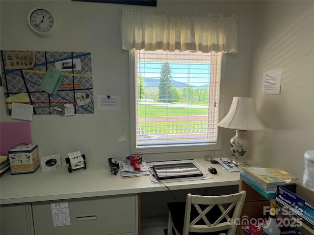 office featuring a wealth of natural light