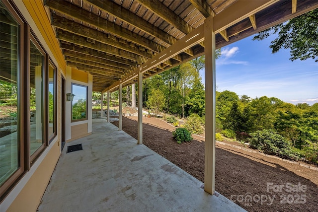 view of patio