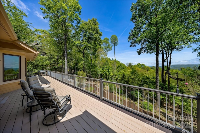 543 Hagen Dr, Hendersonville, NC 28739 - view of deck