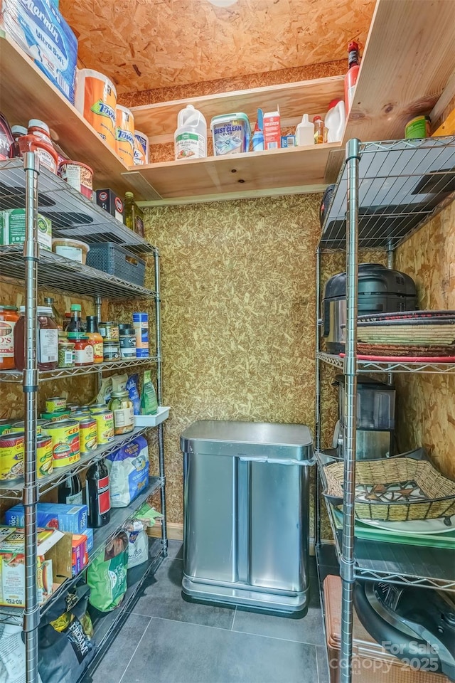 view of storage room