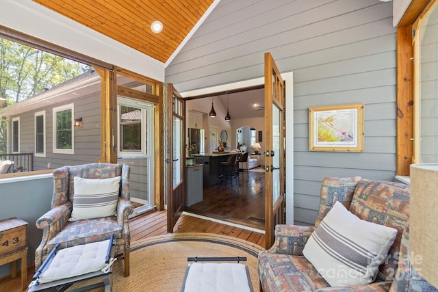 9 Oak Mountain Dr, Leicester, NC 28748 - sunroom with vaulted ceiling