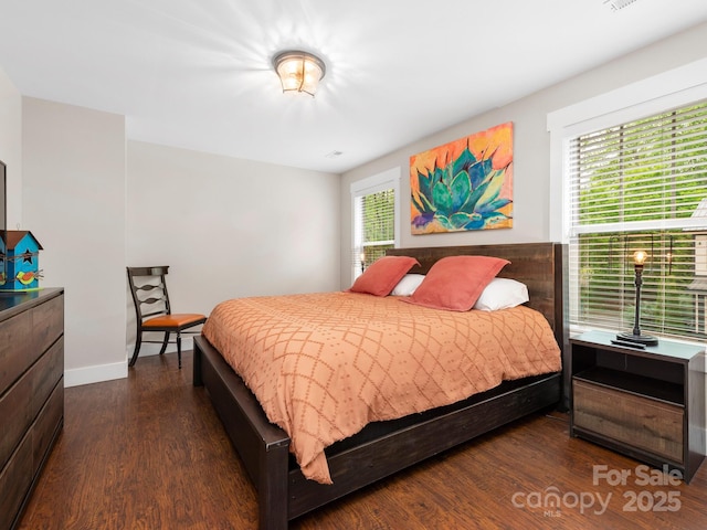 12 Martin Valley Rd, Swannanoa, NC 28778 - bedroom featuring dark wood-style flooring and baseboards