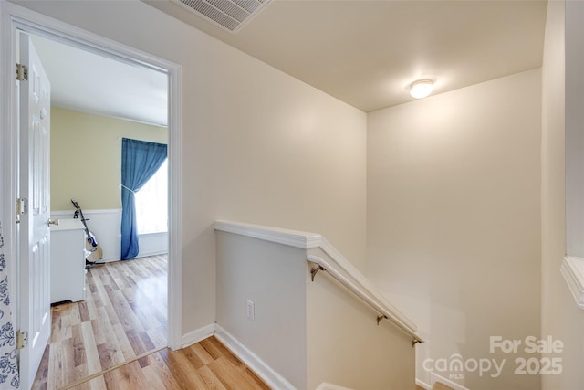 1605 Tate Rd Unit 258, Rock Hill, SC 29732 - corridor with an upstairs landing, light wood-style flooring, and baseboards