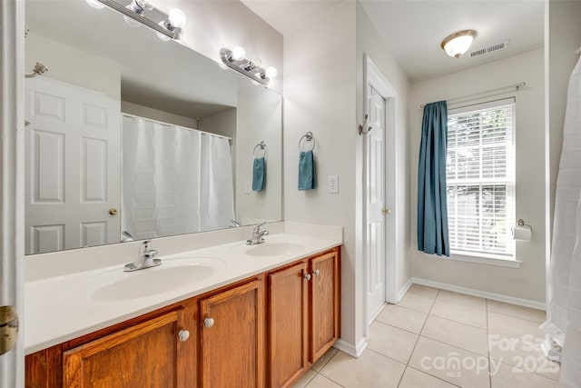 1605 Tate Rd Unit 258, Rock Hill, SC 29732 - full bath with tile patterned flooring, double vanity, and baseboards