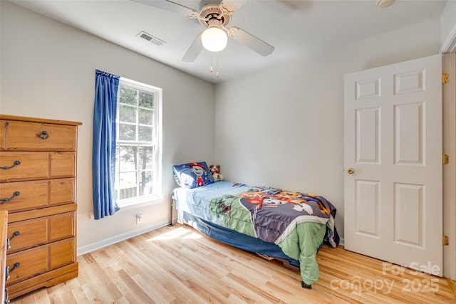 1605 Tate Rd Unit 258, Rock Hill, SC 29732 - bedroom featuring light wood-style flooring, baseboards, and ceiling fan