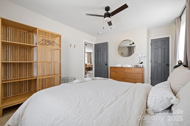192 Duckworth Ave, Brevard, NC 28712 - bedroom with ceiling fan