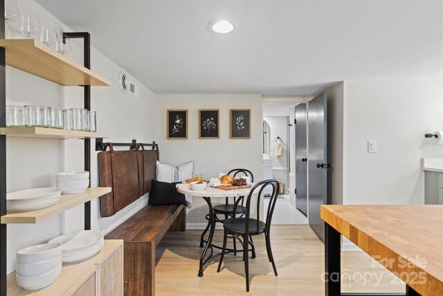 192 Duckworth Ave, Brevard, NC 28712 - dining room featuring light wood-style floors