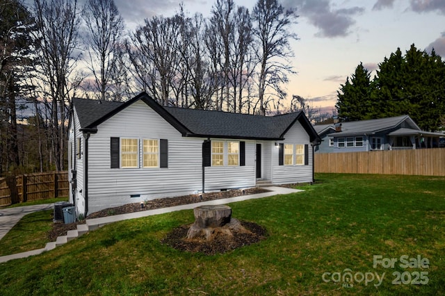 192 Duckworth Ave, Brevard, NC 28712 - ranch-style house featuring crawl space and roof with shingles