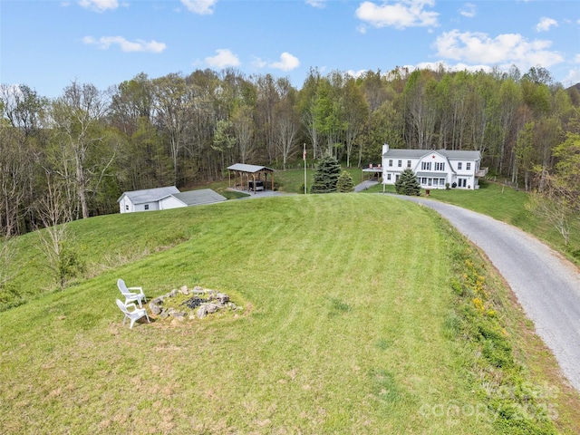 6780 Max Patch Rd, Clyde, NC 28721 - birds eye view of property with a view of trees