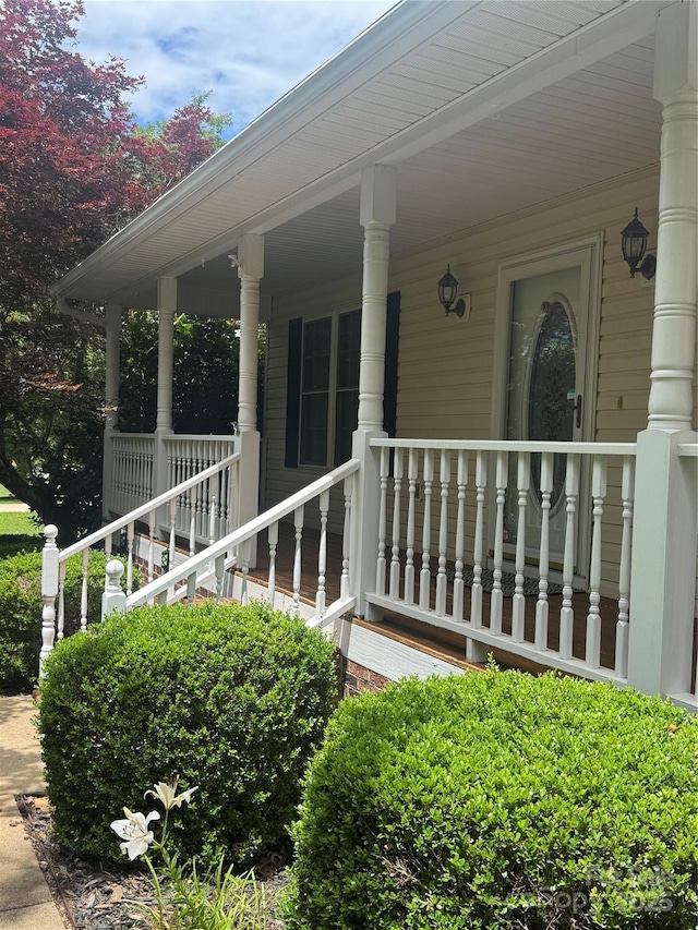 165 Graceland Pl, Salisbury, NC 28146 - view of exterior entry with a porch