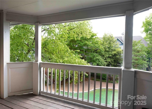525 N Graham St Unit 3F, Charlotte, NC 28202 - view of wooden terrace