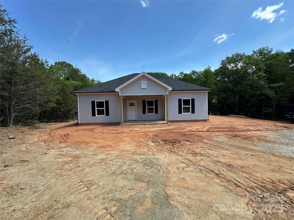 view of front of house with a porch