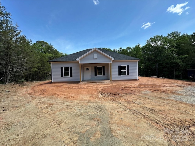 view of front of house with a porch