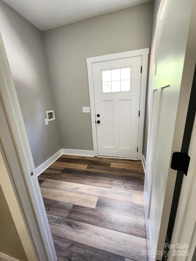 1247 Beltline Rd Unit 1, Chester, SC 29706 - foyer entrance featuring wood finished floors and baseboards