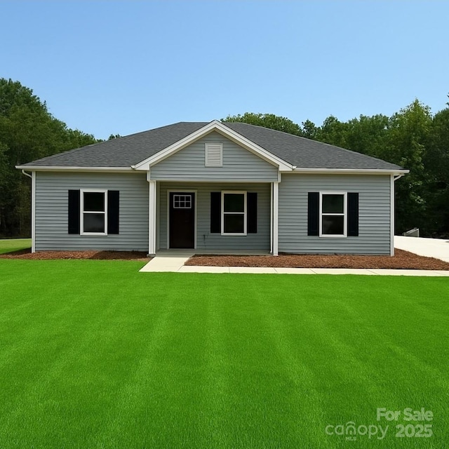 1247 Beltline Rd Unit 1, Chester, SC 29706 - single story home with a front yard, a porch, and a shingled roof