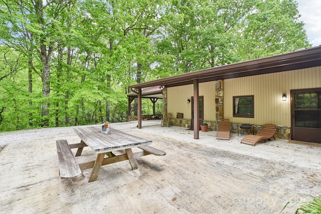 675 Terrys Gap Rd, Hendersonville, NC 28792 - view of patio / terrace with outdoor dining area