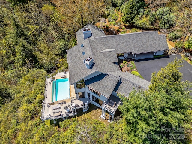 drone / aerial view