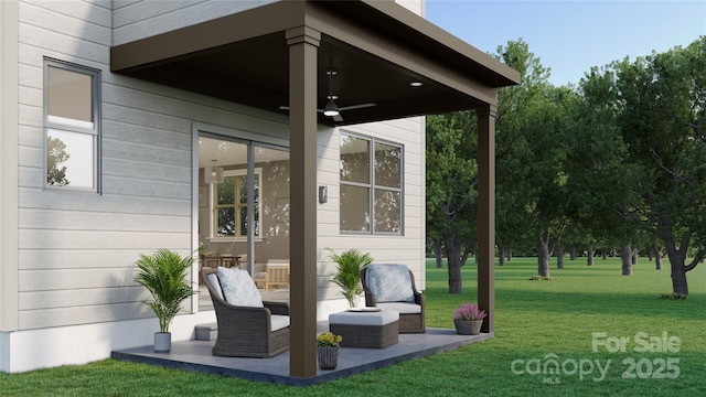 808 Garringer Pl, Charlotte, NC 28208 - exterior space with ceiling fan