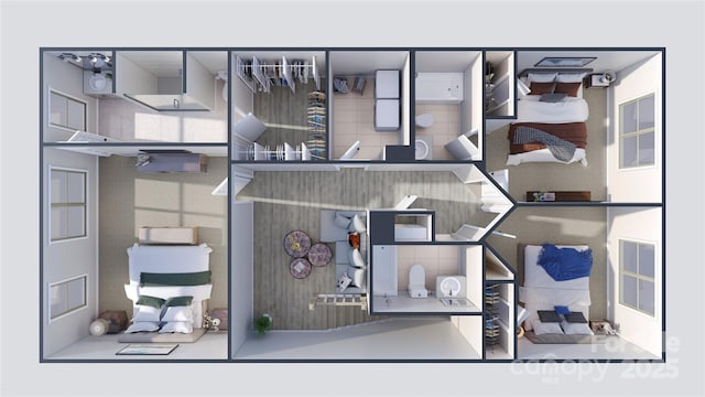 808 Garringer Pl, Charlotte, NC 28208 - view of layout