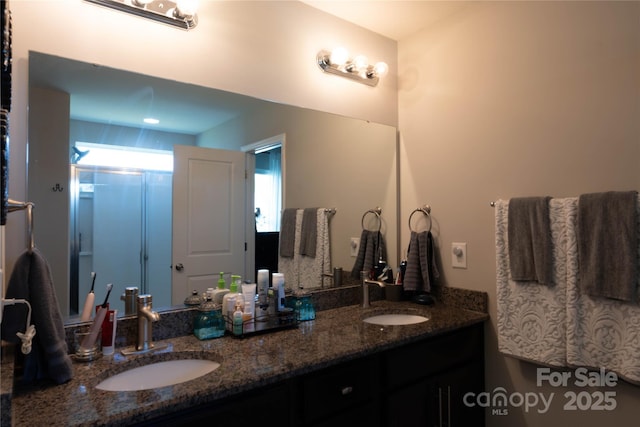217 Hydrangea Dr, Clover, SC 29710 - full bathroom featuring a sink and double vanity