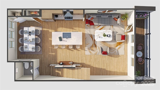 view of layout
