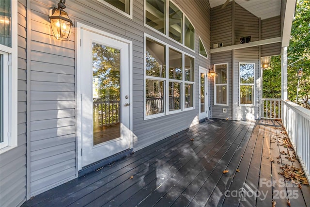 view of deck