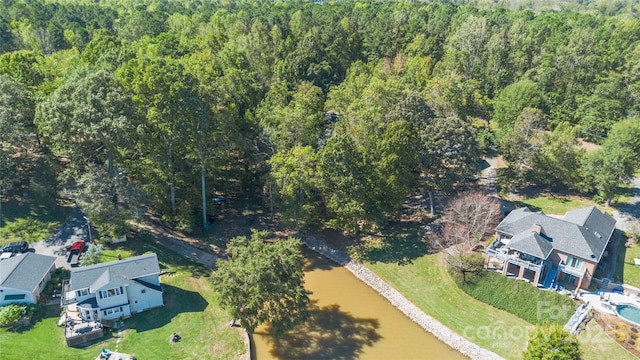 aerial view with a view of trees