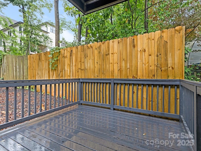 view of deck