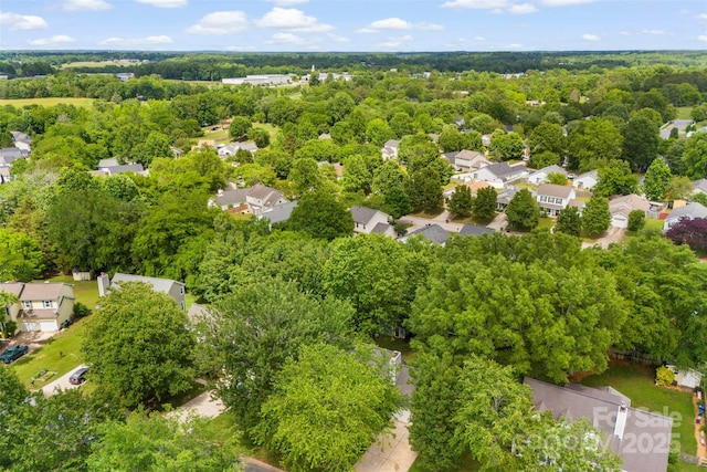 aerial view of residential area