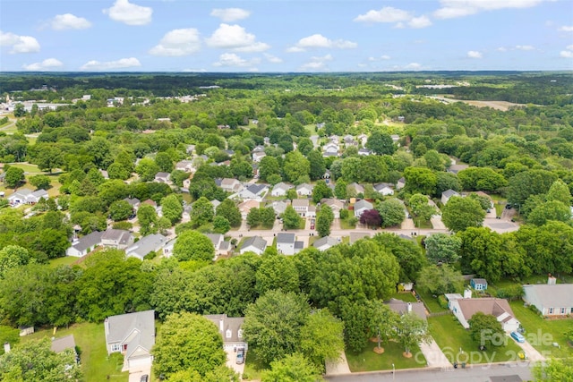 aerial perspective of suburban area