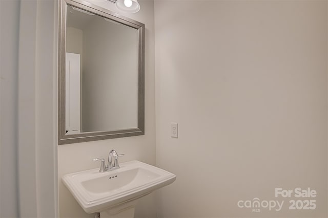bathroom with a sink