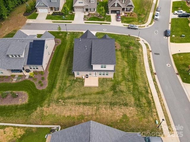 bird's eye view featuring a residential view