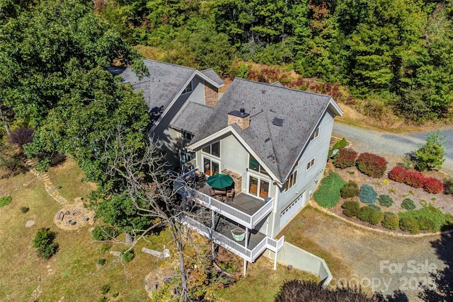 drone / aerial view