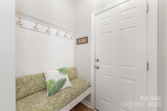 view of mudroom